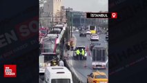 İstanbul'da bir kişiye tramvay çarptı