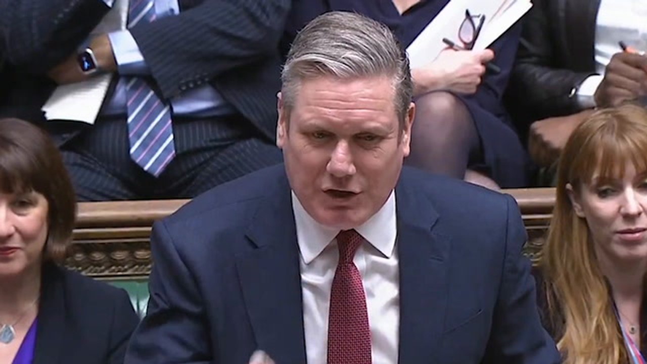 Sir Keir Starmer Accuses Pm Rishi Sunak Of Being Too Scared To Stand Up To Former Pm Liz Truss