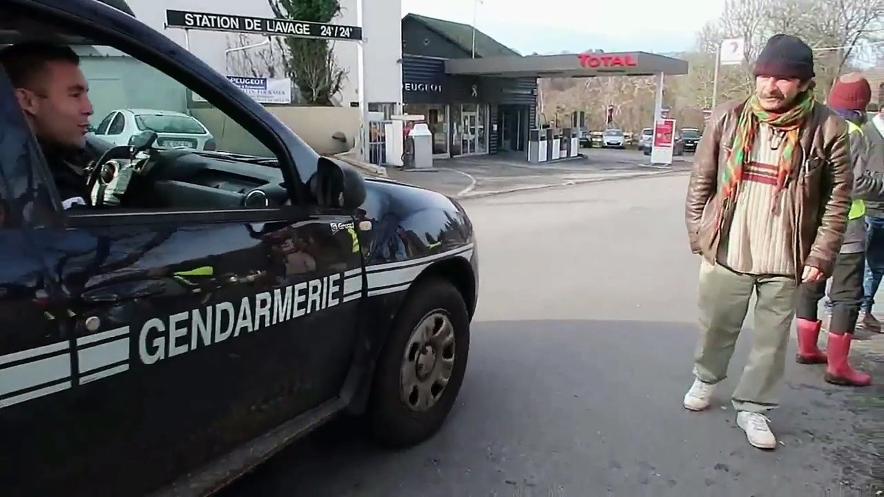 LE ROND POINT GILET JAUNE EYMOUTIERS 18 12 18