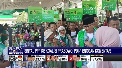 Скачать видео: Sinyal PPP Gabung Koalisi Prabowo-Gibran, PDIP Enggan Komentar