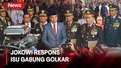 Respons Presiden Jokowi Diisukan Bergabung dengan Partai Golkar