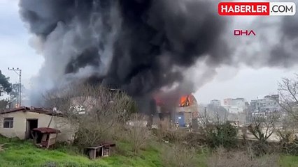 Beykoz'da fabrikada yangın! Ekiplerin müdahalesi sürüyor