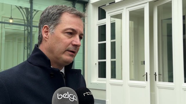 Alexander De Croo s'entretient avec le président congolais Félix Tshisekedi