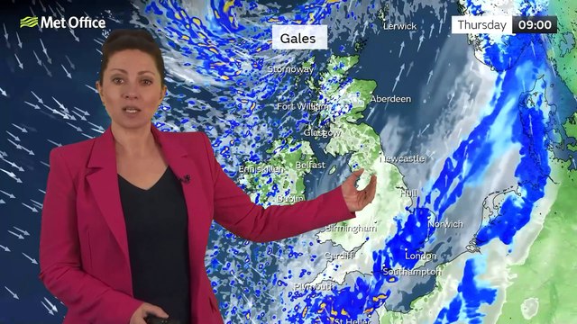 Met Office Evening Weather Forecast 28/02/24 - Remaining damp for some