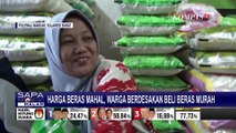 Potret Warga di Polewali Mandar Berdesakan Antre Beras Murah