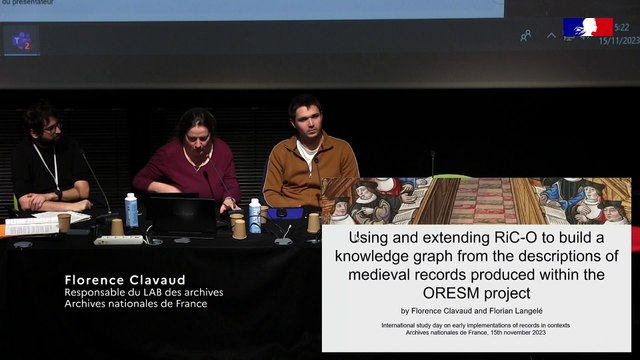 Journée d'études : Implémentations de Records in contexts - 17/22 - Session 4 - RIC dans des projets de recherche