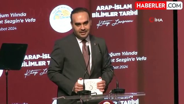 Arap-İslam Bilimler Tarihi kitap lansmanı ve 100'üncü Doğum Yılında Prof. Dr. Fuat Sezgin'e Vefa töreni AKM'de yapıldı