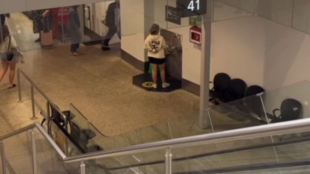 Melbourne Airport overflowing with dedicated Swifties following Tay-Tay's performances in the city