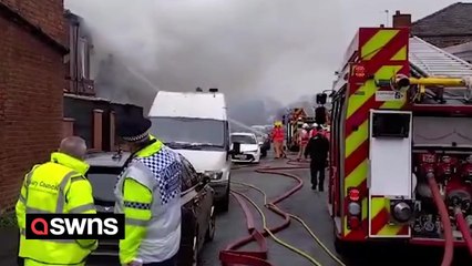 Woman left with “serious injuries” after gas explosion rips through terraced home