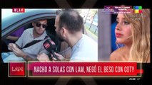 Nacho Castañares negó su beso con Coti Romero