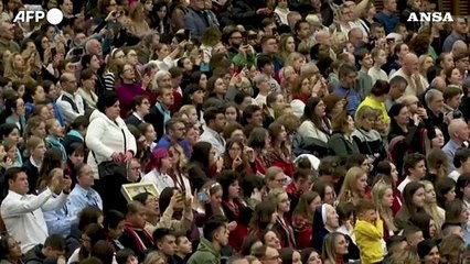 Papa Francesco: "Sono ancora un po' raffreddato"