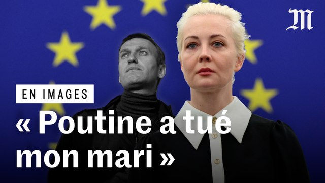 La veuve d'Alexeï Navalny, Ioulia Navalnaïa, s'adresse au Parlement européen
