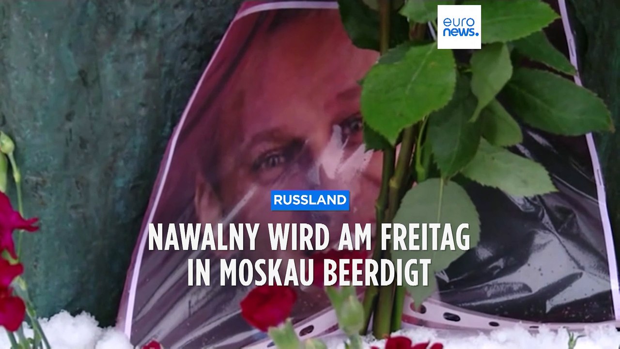 Nawalny wird am Freitag in Moskau beerdigt