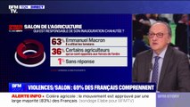 Salon de l'agriculture: pour 63% des Français, Emmanuel Macron est responsable de l'inauguration chahutée pour avoir attisé les tensions (Elabe/BFMTV)