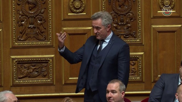 IVG dans la Constitution: incident de séance au Sénat après l'intervention à la tribune de Stéphane Ravier, sénateur Reconquête des Bouches-du-Rhône