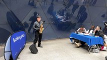 Transport for London host busker auditions at underground station