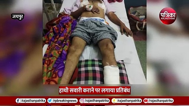जयपुर में गुस्साई हथिनी ने रूसी पर्यटक को सूंड में लपेट जमीन पर पटका, पैर में फ्रेक्चर, घटना का वीडियो आया सामने