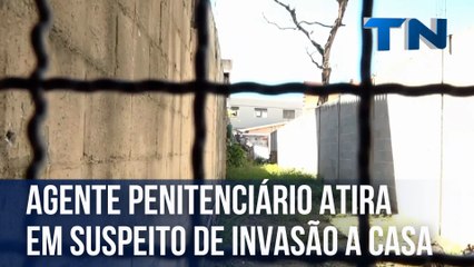 下载视频: Agente penitenciário atira em suspeito de invasão a casa na Grande Vitória