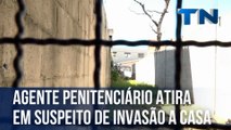 Agente penitenciário atira em suspeito de invasão a casa na Grande Vitória