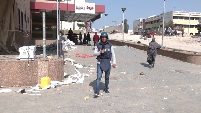 العربية ترصد الدمار الذي لحق بمجمع ناصر الطبي جراء العملية العسكرية الإسرائيلية