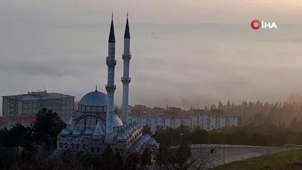 Sis çöktü Marmara Denizi kayboldu!