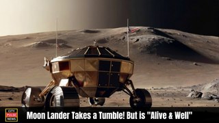 Odysseus Takes a Tumble, Lands Sideways on Moon (Alive & Well!) | CITY PULSE NEWS