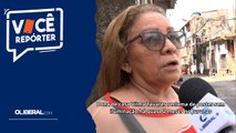 Dona de casa Vilma Tavares reclama de postes sem iluminação há quase 2 meses no Jurunas