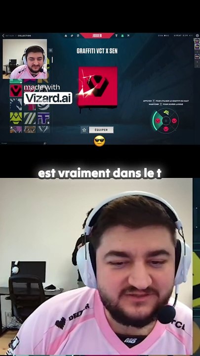 Excitation à tester le skin dans le jeu