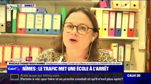 École mise à l'arrêt par le trafic de drogue à Nîmes: Nos collègues ne sont pas en refus d'aller travailler, ils n'ont pas pu , affirme Pascale Thoirey-Bouyahmed (SNUIPP-FSU du Gard)