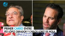 Pío López Obrador y Carlos Loret de Mola sostienen un primer careo en tribunal de la CDMX