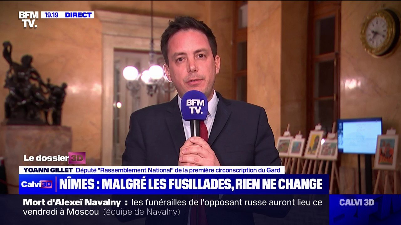École mise à l'arrêt par le trafic de drogue à Nîmes: "Gérald Darmanin fait des annonces et rien n'est réglé", réagit Yoann Gillet (RN)