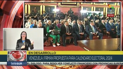 Venezuela: 155 firmas respaldan propuesta en el calendario electoral 2024