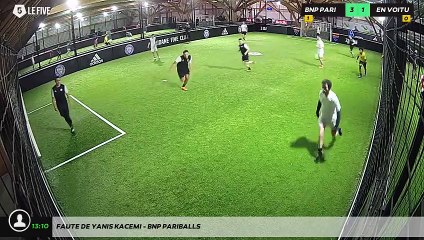 Faute de Yanis KACEMI - BNP PARIBALLS