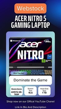 Acer Nitro 5 Gaming Laptop Intel 12th Gen i7-12650H