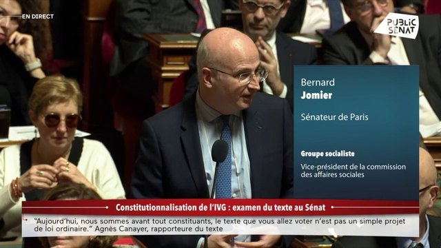 Bernard Jomier (PS) : Jamais les femmes ne s'en sont prises à la clause de conscience des médecins