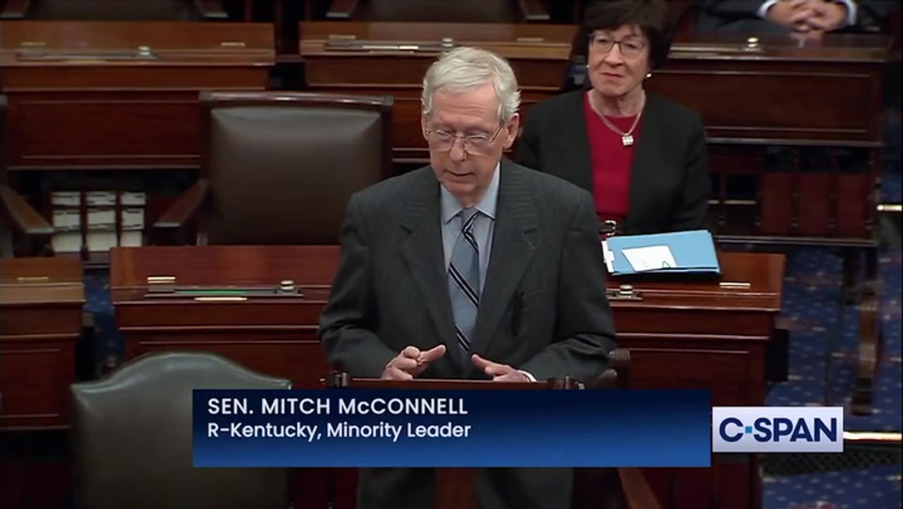 Watch: Mitch McConnell addresses Senate after announcing he will step down