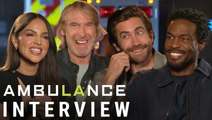 'Ambulance' Interviews | Yahya Abdul-Mateen II, Jake Gyllenhaal, Eiza González & Michael Bay