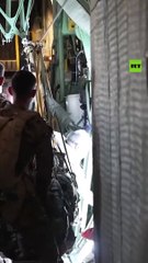 Kral Abdullah, Gazze'ye havadan yardım operasyonunda