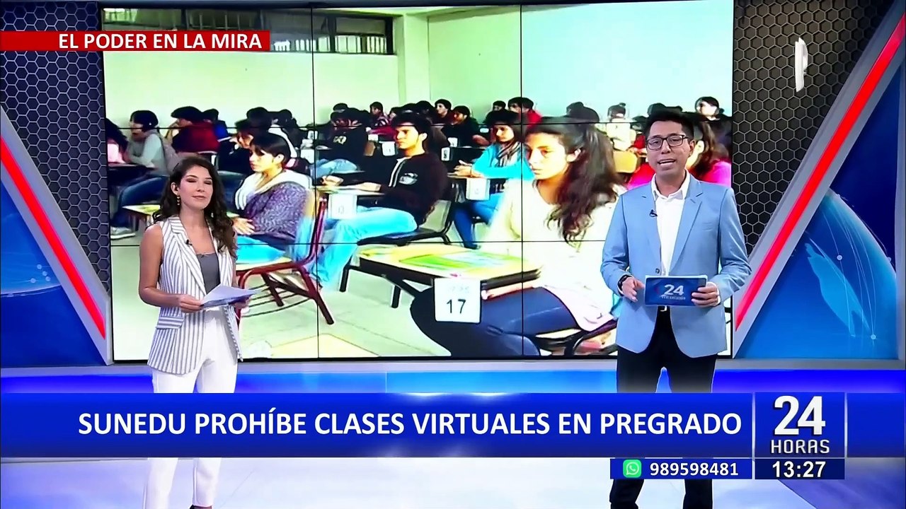 Sunedu prohíbe a universidades dictar clases 100 % online en programas pregrado