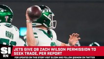 Jets Give QB Zach Wilson Permission to Seek Trade