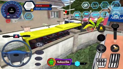 Download Video: Coach Bus Simulator Gameplay  School Bus Games 3D  Bus Game Android Gameplay