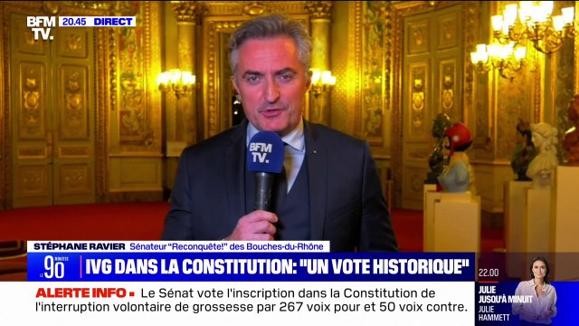 IVG dans la Constitution: La droite s'est couchée dans sa grande majorité face aux injonctions de la gauche , pour Stéphane Ravier (sénateur Reconquête! des Bouches-du-Rhône)