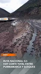 Corte total en la Ruta Nacional 52