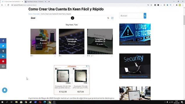Como CREAR una CUENTA en KEEN | FÁCIL y RÁPIDO