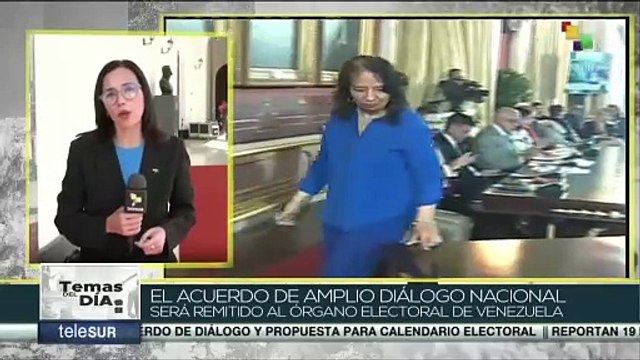 Se firma calendario y garantías electorales en Venezuela