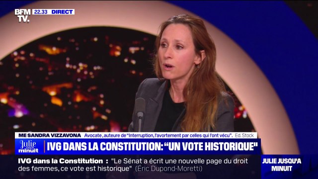 IVG: C'est un droit qui est très fragile. Tout ce qui peut le solidifier est fondamental , affirme Me Sandra Vizzavona (auteure de Interruption, l'avortement par celles qui l'ont vécu )