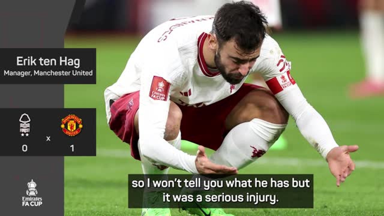 Ten Hag slams 'pathetic' criticism of Bruno Fernandes