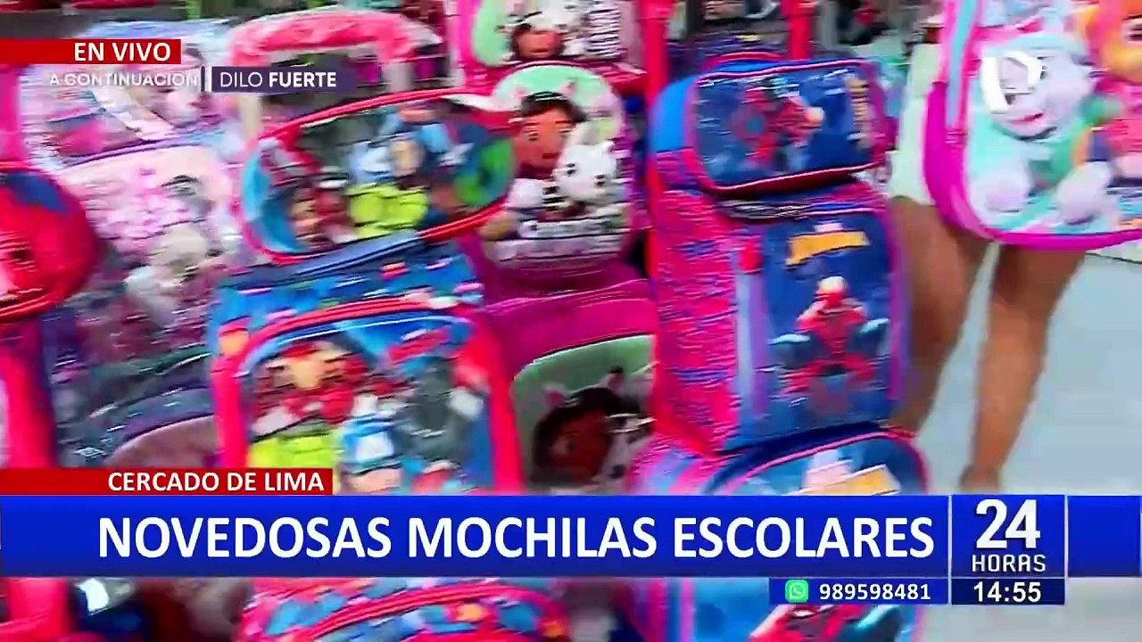 Año Escolar 2024: conoce las novedades en mochilas para el regreso a clases