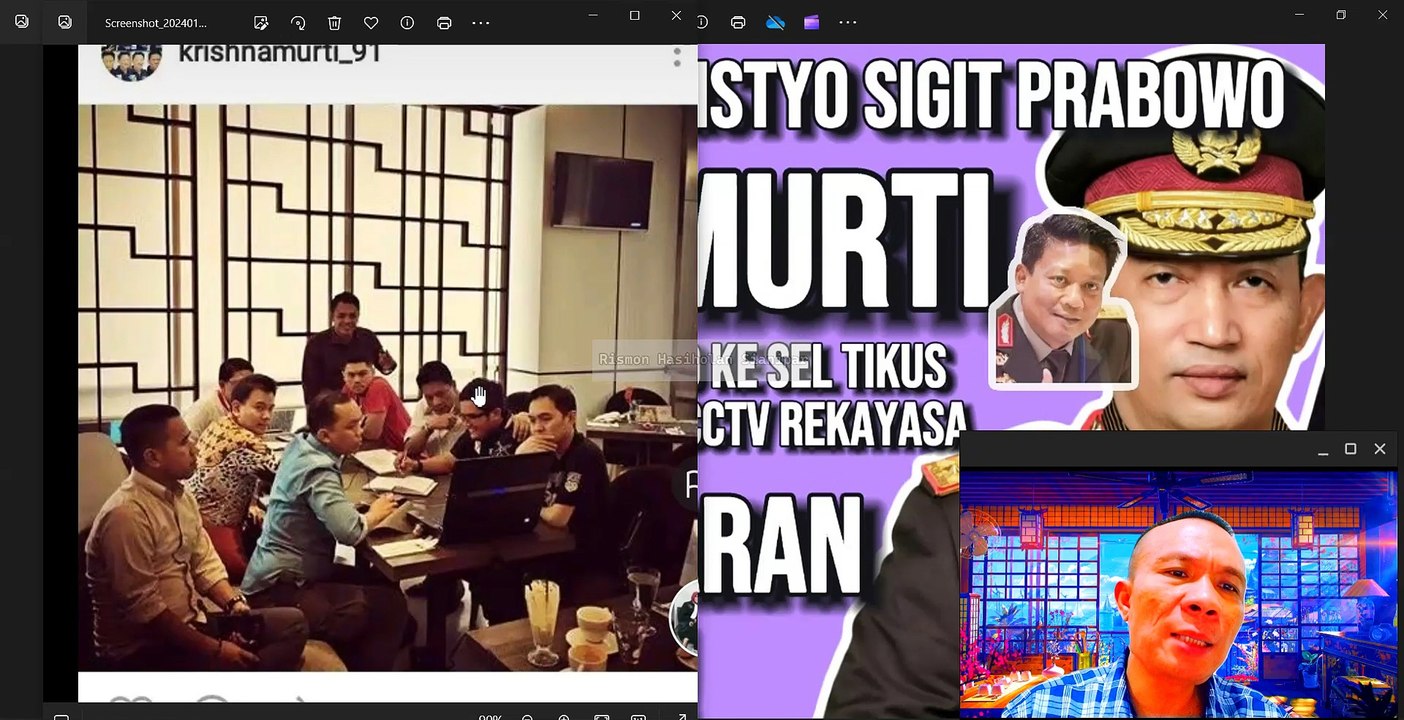 KAPOLRI JENDERAL LISTYO SIGIT PRABOWO PANGGIL DAN PERIKSA KRISHNA MURTI TERKAIT VIDEO CCTV REKAYASA