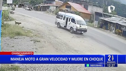 Chanchamayo: Mototaxi a toda velocidad colisiona con combi y deja un pasajero fallecido
